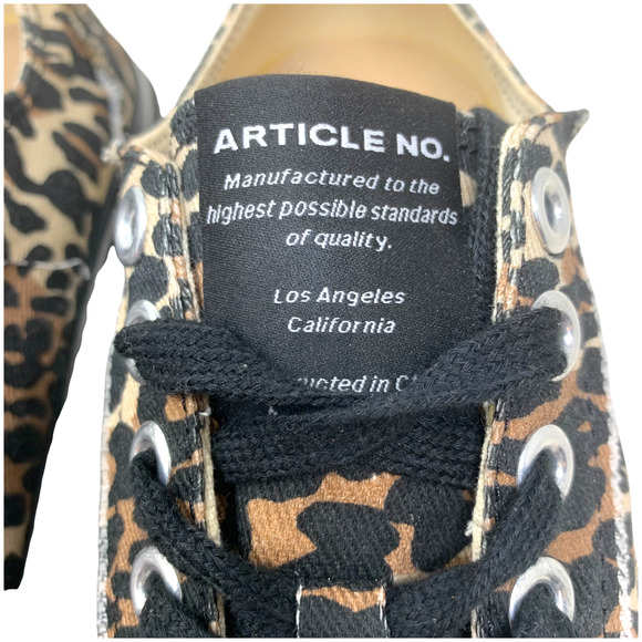 NEW Article No. Fashion Sneakers 1007 Low Top Vulcanized Leopard Print EU Sz 40 - Picture 7 of 11